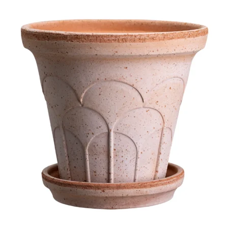 Bergs Potter Fleur krukke med underskål 2 dele Lyserød, Ø16 cm