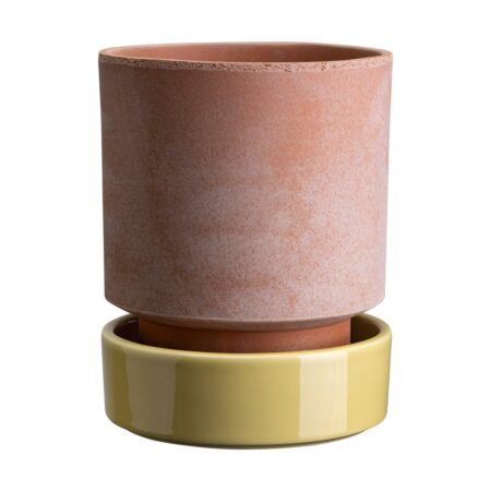 Bergs Potter Hoff krukke Ø16 cm, Raw Rosa-Pale Yellow