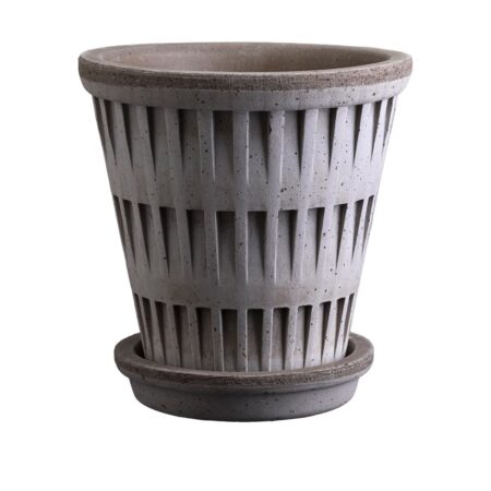 Bergs Potter Pantheon raw krukke Grey, Ø16 cm