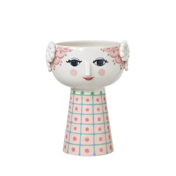 Bjørn Wiinblad Eva Vase - Pink H18,5 cm Bjørn Wiinblad Eva Vase - Pink H18,5 cm