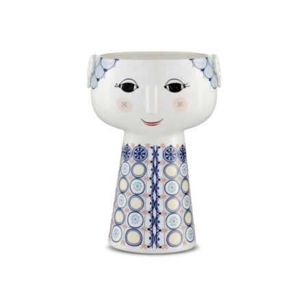 Bjørn Wiinblad - Eva Vase blå 18,5 cm