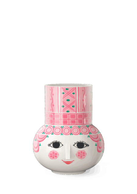 Bjørn Wiinblad - Wiinblad Olga Vase H15 cm pink