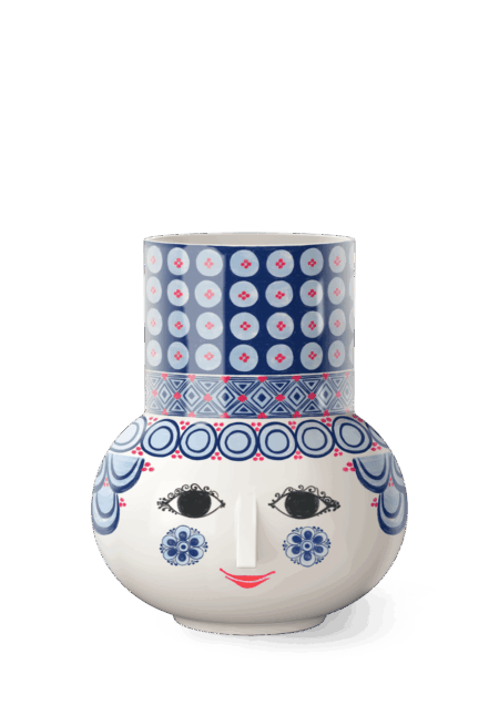 Bjørn Wiinblad - Wiinblad Olga Vase H20 cm blå