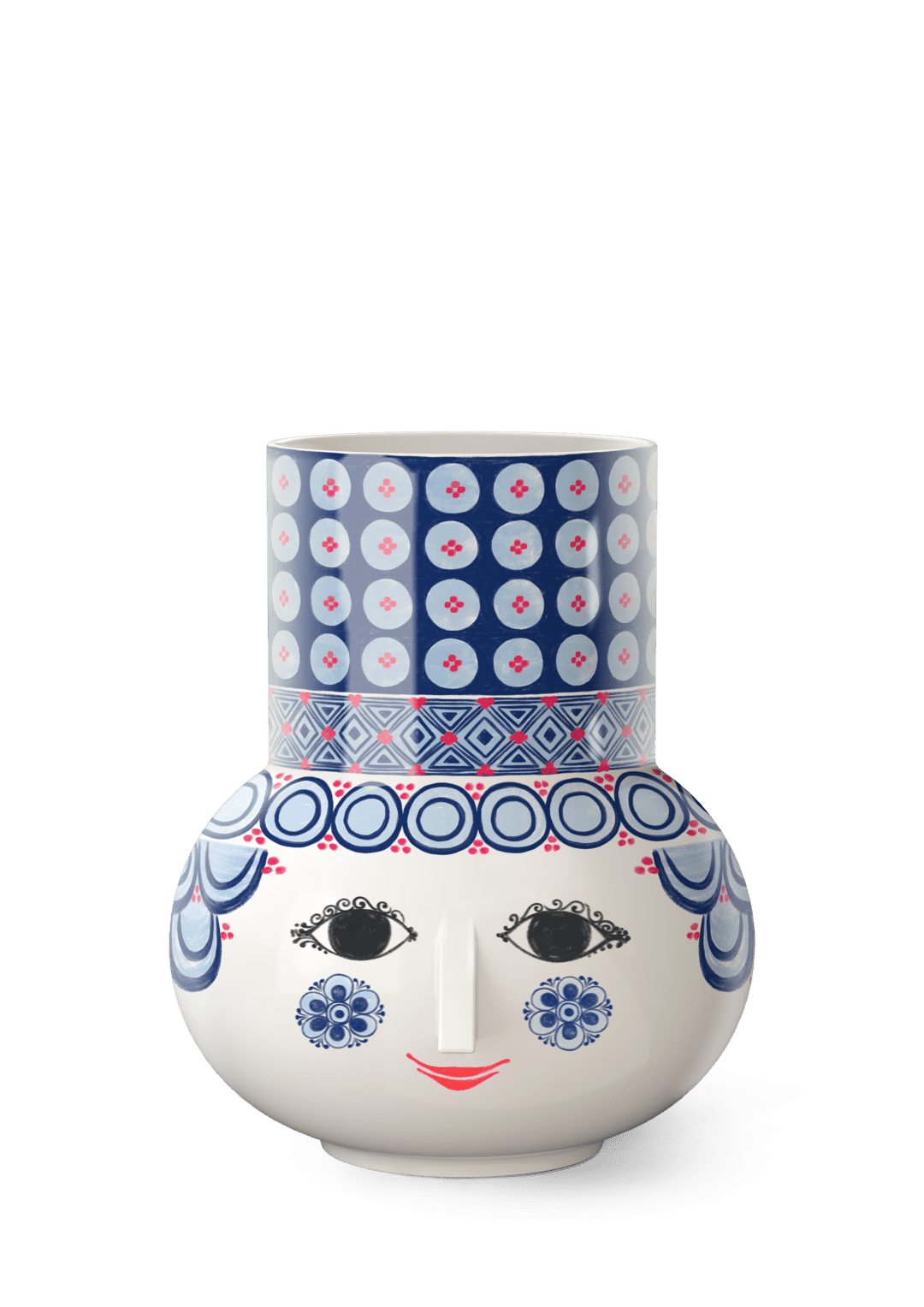 Bjørn Wiinblad - Wiinblad Olga Vase H20 cm blå Bjørn Wiinblad - Wiinblad Olga Vase H20 cm blå