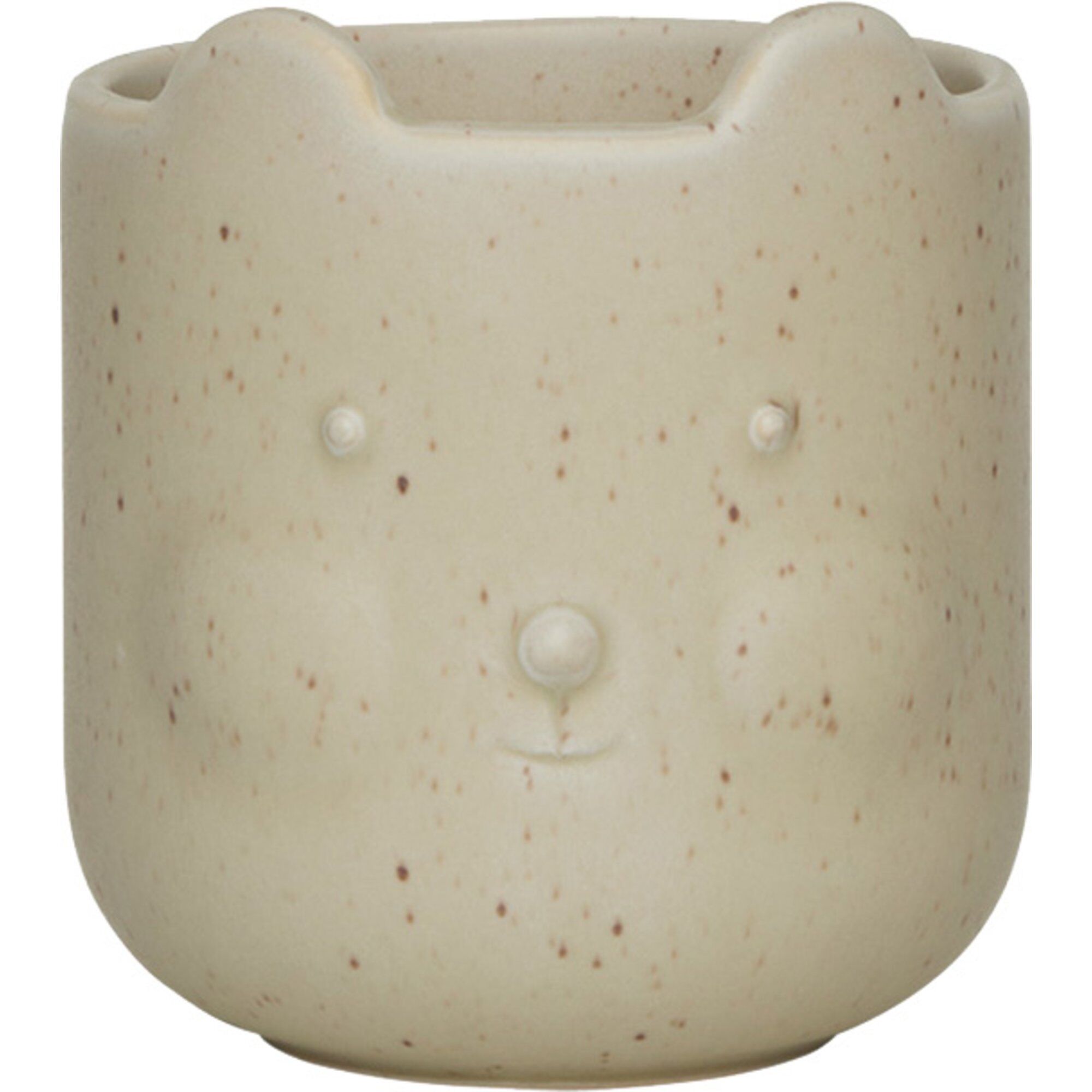 Bjørne krukke 9 cm, reactive olive Bjørne krukke 9 cm, reactive olive
