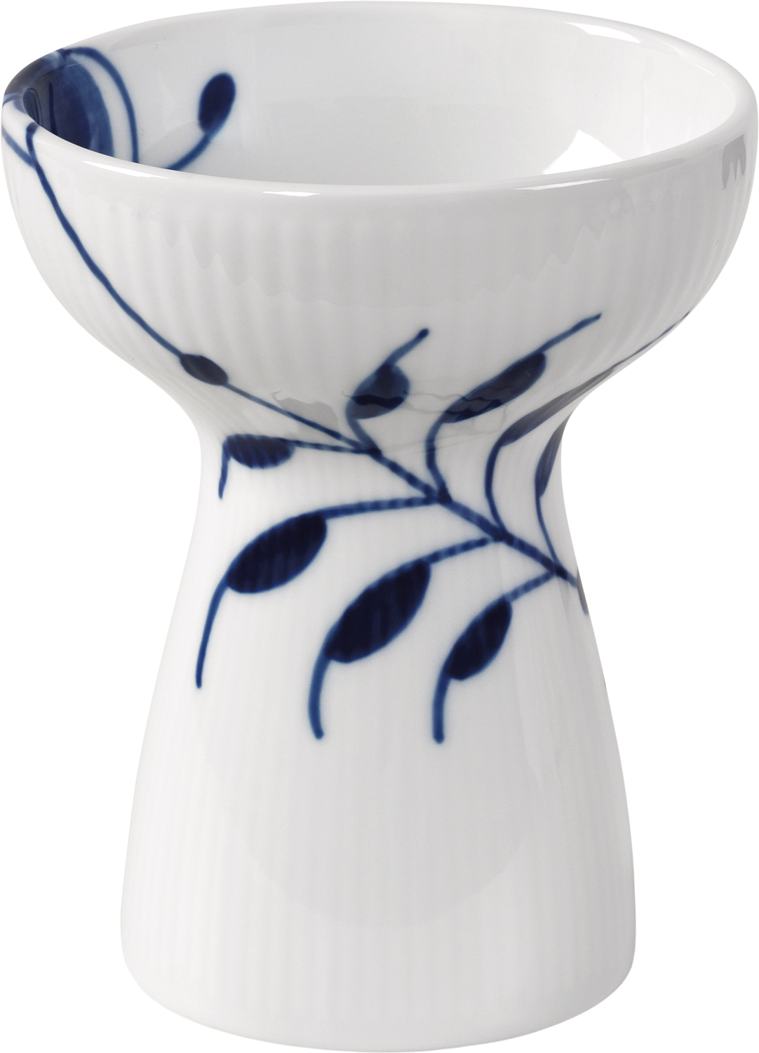 Blå Mega Riflet Vase 11 cm Blå Mega Riflet Vase 11 cm