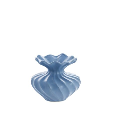 Blå Susille kearmik vase fra Lene Bjerre - H 14 cm