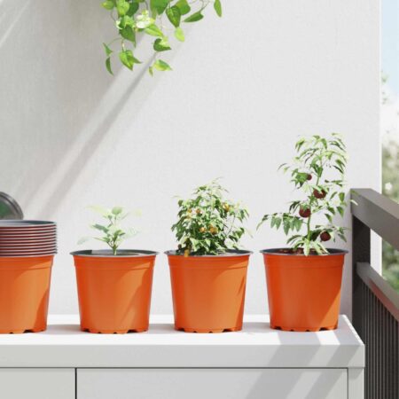 Blomsterpotter 50 stk - terrakotta plastik Ø 15 × H 13 cm