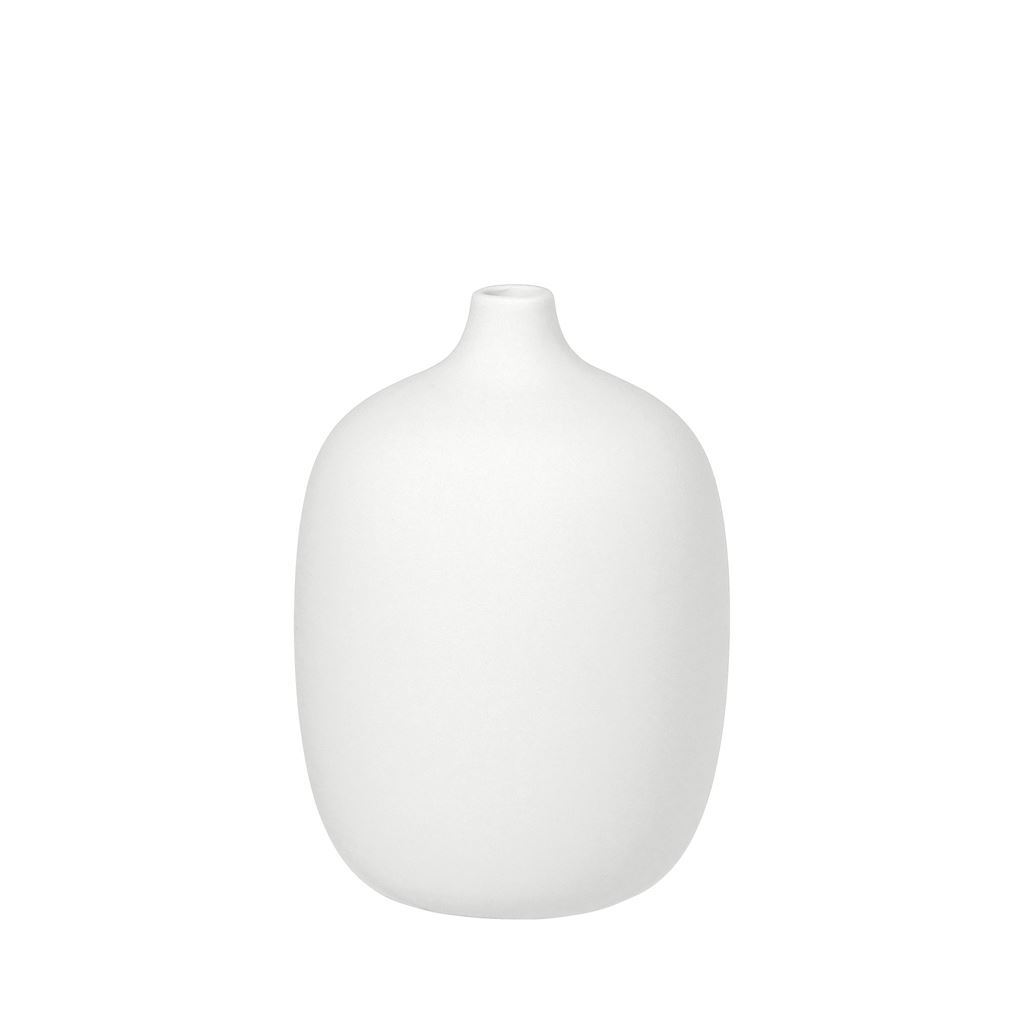 Blomus Ceola Vase H: 18,5 cm - White Blomus Ceola Vase H: 18,5 cm - White