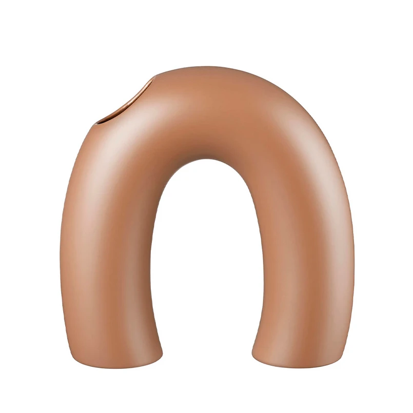 Blomus - Kagetsu Vase L Amber Brown Blomus - Kagetsu Vase L Amber Brown