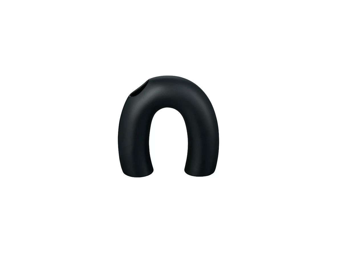 Blomus - Kagetsu Vase - Vase - Black / Medium - H18 x L18 x W5 cm Blomus - Kagetsu Vase - Vase - Black / Medium - H18 x L18 x W5 cm