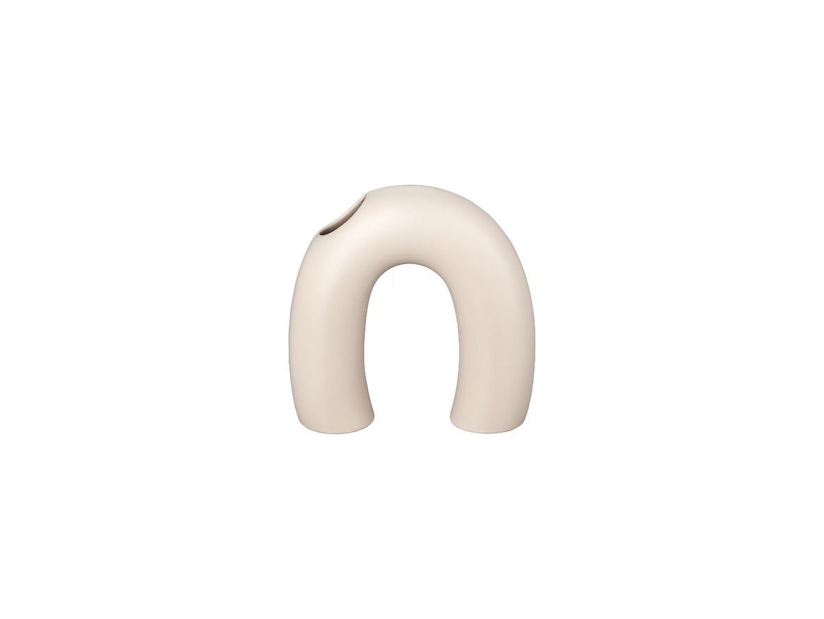 Blomus - Kagetsu Vase - Vase - Moonbeam / Medium - H18 x L18 x W5 cm Blomus - Kagetsu Vase - Vase - Moonbeam / Medium - H18 x L18 x W5 cm