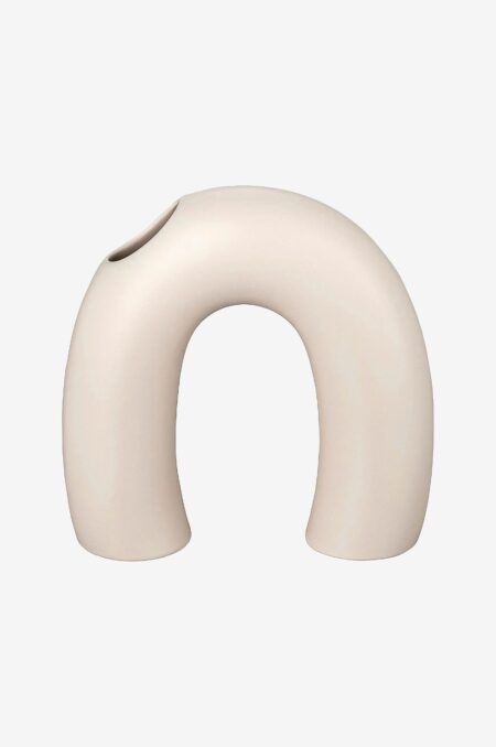 Blomus - Vase Kagetsu 18 cm - Beige - Urtepotteskjulere & vaser - - Homeroom