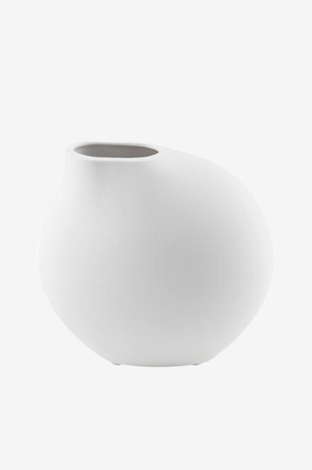 Blomus - Vase Nona 14 cm - Hvid - Urtepotteskjulere & vaser - - Homeroom