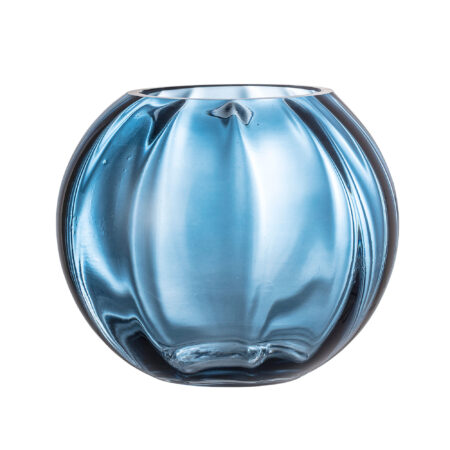 Bloomingville Abas Vase, Blå, Glas