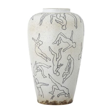 Bloomingville Adah Vase H: 34 cm - Natur/Stentøj
