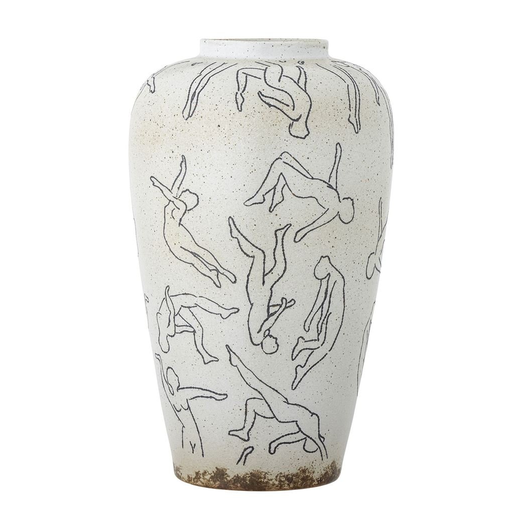 Bloomingville Adah Vase H: 34 cm - Natur/Stentøj Bloomingville Adah Vase H: 34 cm - Natur/Stentøj