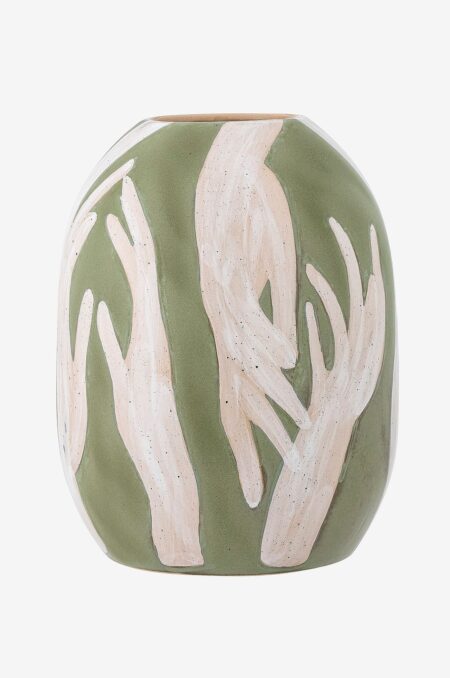 Bloomingville - Adalena Vase - Gr⌀n - Urtepotteskjulere & vaser - - Homeroom
