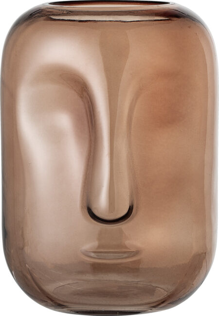 Bloomingville - Amida Vase - Brun - Glas - H 25 Cm