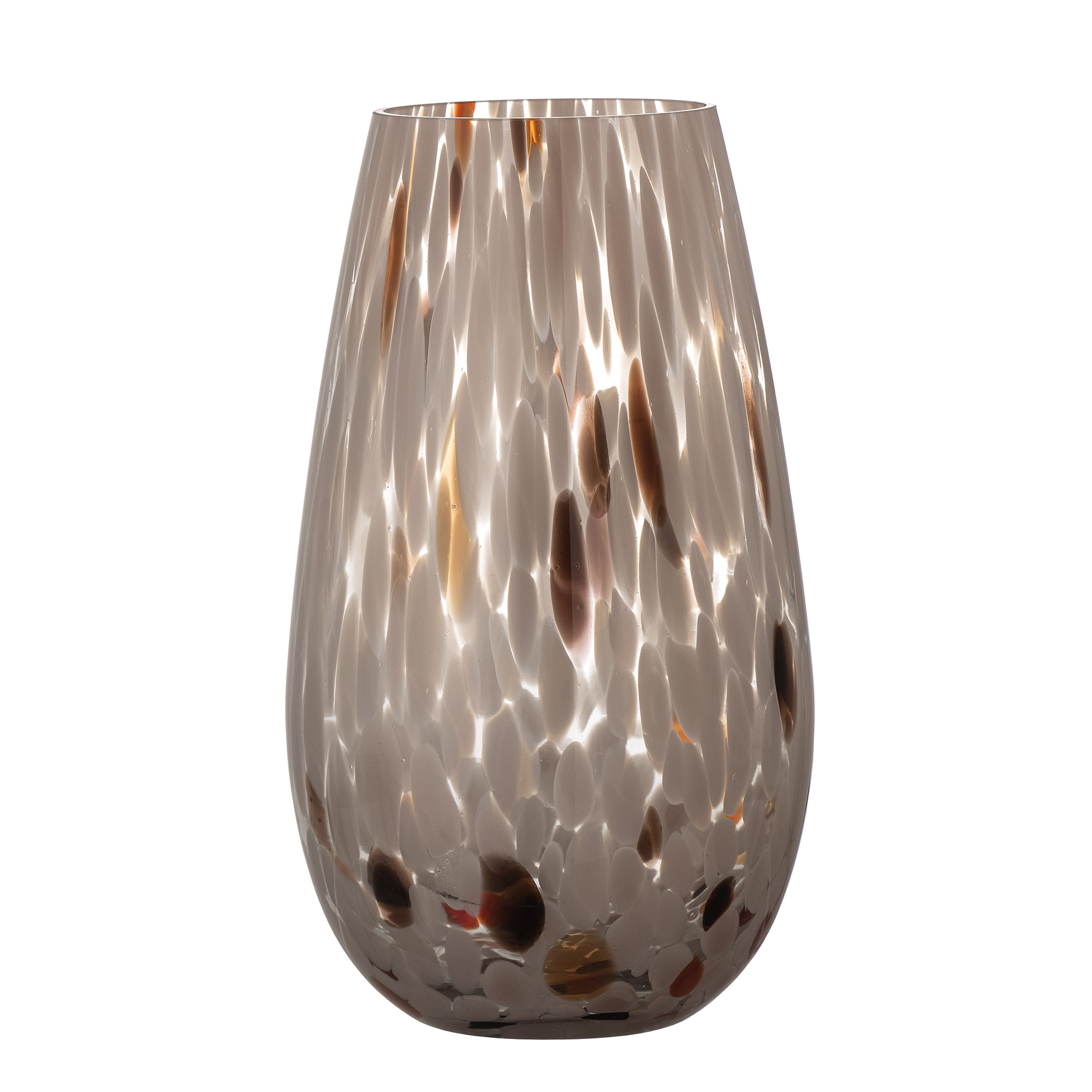 Bloomingville - Artem Vase, Brun, Glas Bloomingville - Artem Vase, Brun, Glas