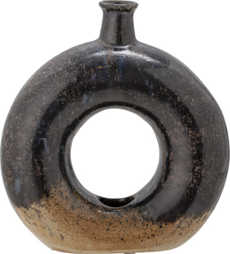 Bloomingville - Baldvin Deko Vase - Brun - Stentøj Keramik