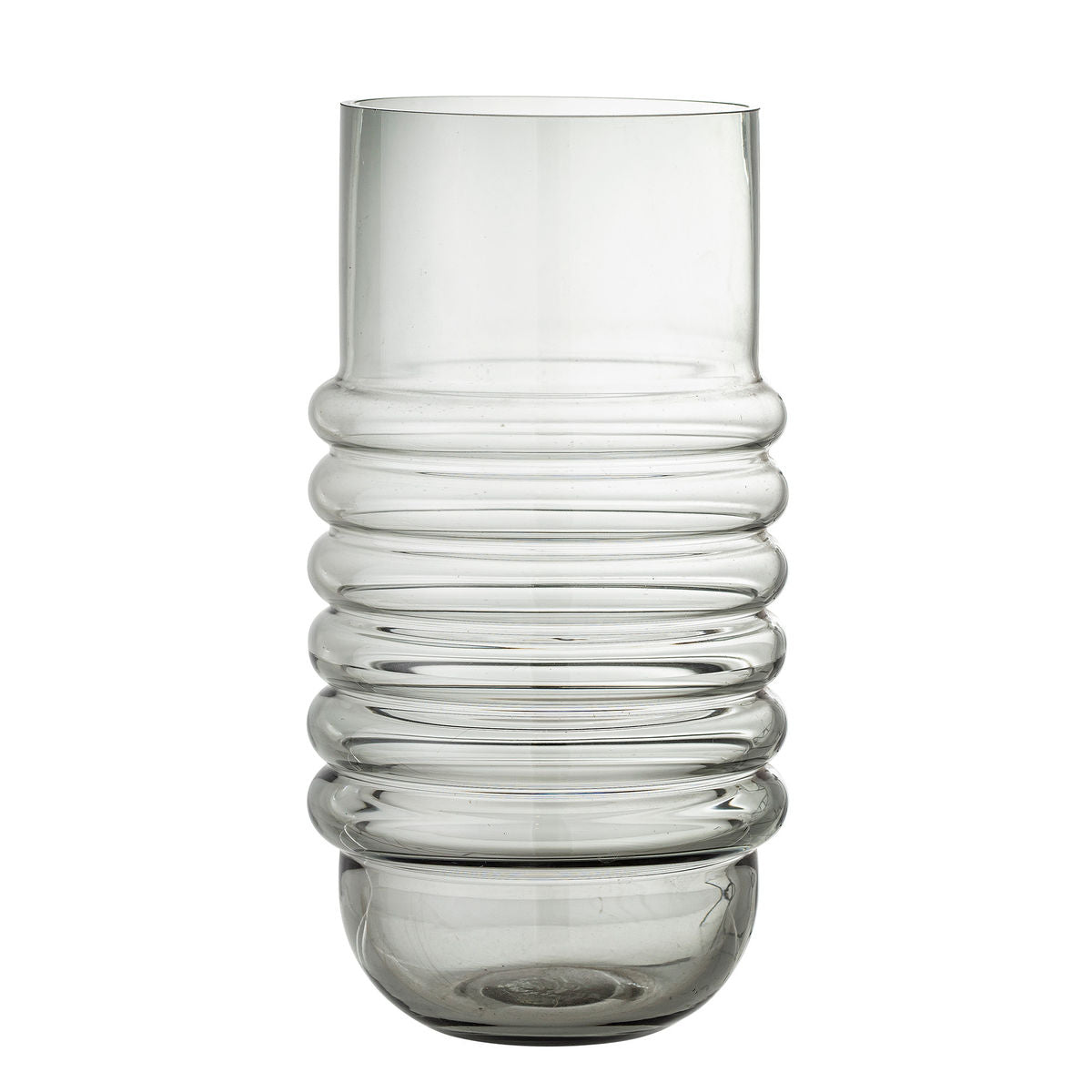 Bloomingville Belma Vase, Grå, Glas Bloomingville Belma Vase, Grå, Glas