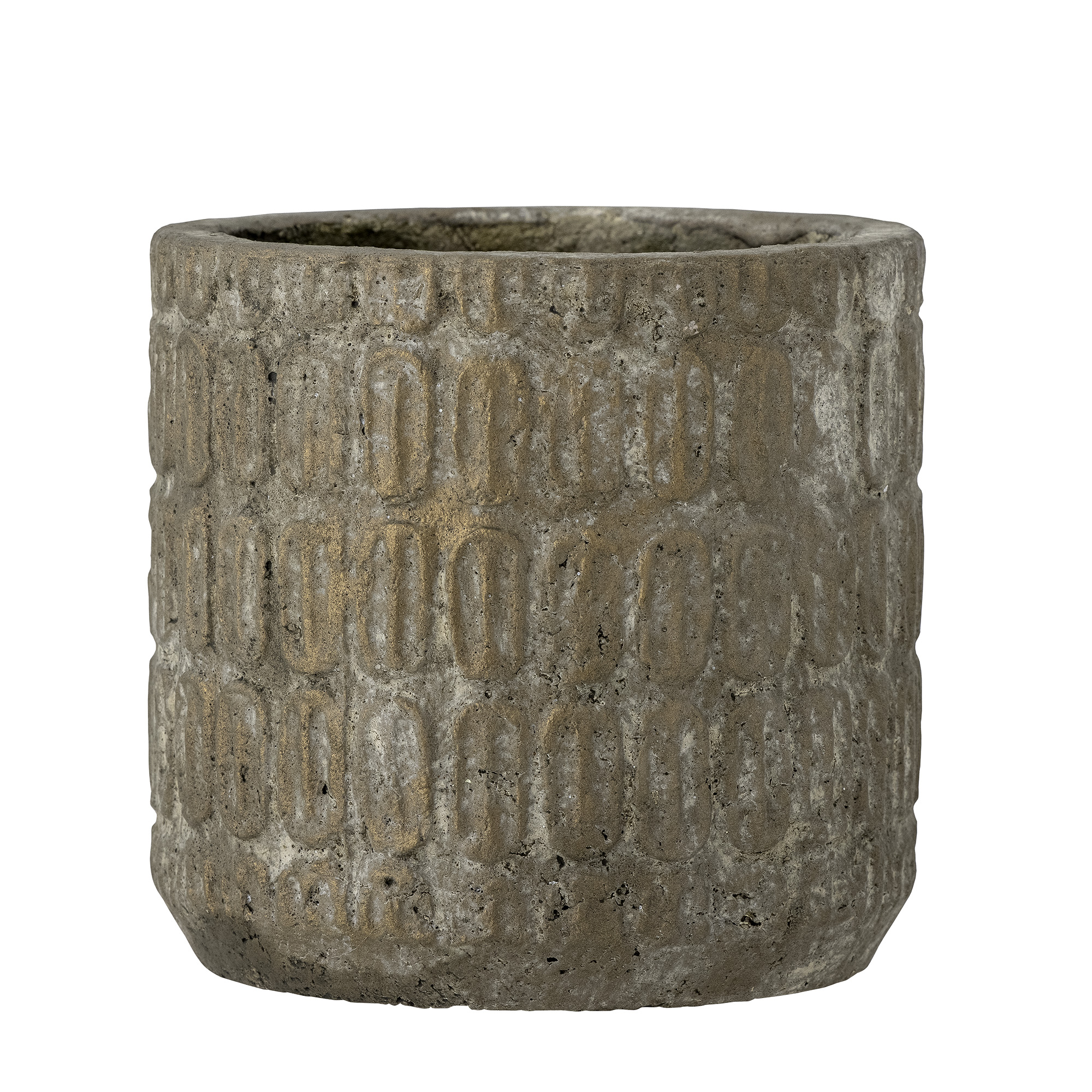 Bloomingville - Benas Deko Urtepotte, Grå, Beton, D17xH16 cm Bloomingville - Benas Deko Urtepotte, Grå, Beton, D17xH16 cm