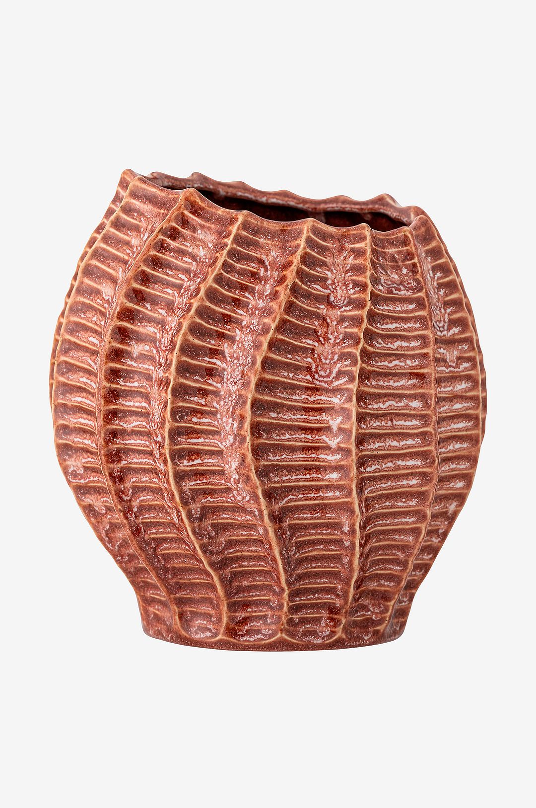Bloomingville - Callon Vase - R⌀d - Urtepotteskjulere & vaser - - Homeroom Bloomingville - Callon Vase - R⌀d - Urtepotteskjulere & vaser - - Homeroom