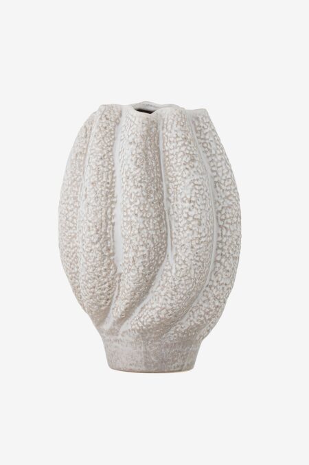 Bloomingville - Cove Vase - Hvid - Urtepotteskjulere & vaser - - Homeroom