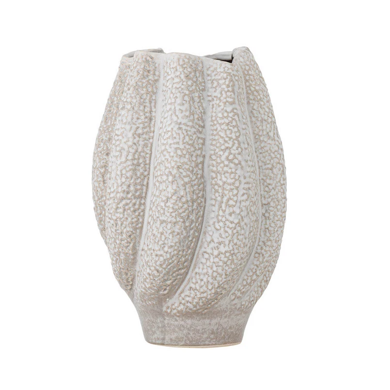 Bloomingville - Cove vase hvid Bloomingville - Cove vase hvid