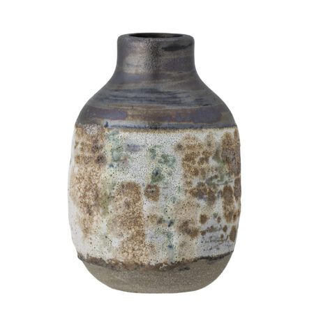 Bloomingville - Crina Vase, Brun, Stentøj, D11xH16 cm