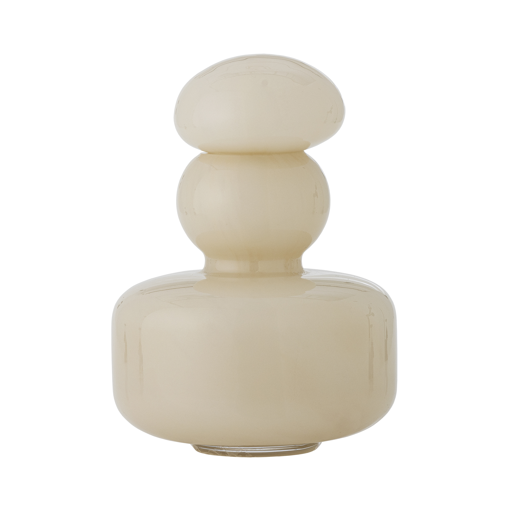 Bloomingville - Cynthia Vase, Natur, Glas, D15xH21 cm Bloomingville - Cynthia Vase, Natur, Glas, D15xH21 cm