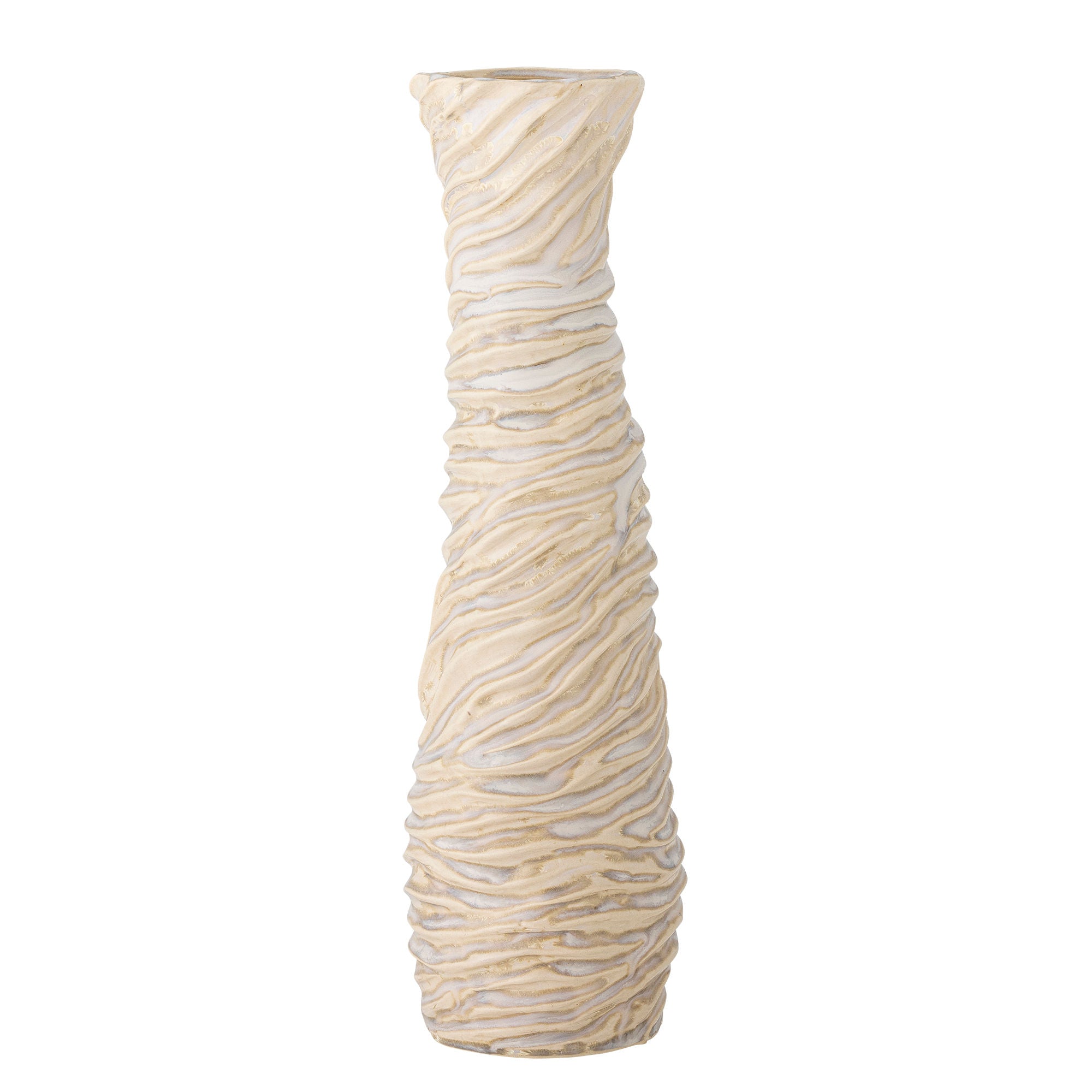 Bloomingville Damien Vase, Hvid, Stentøj Bloomingville Damien Vase, Hvid, Stentøj
