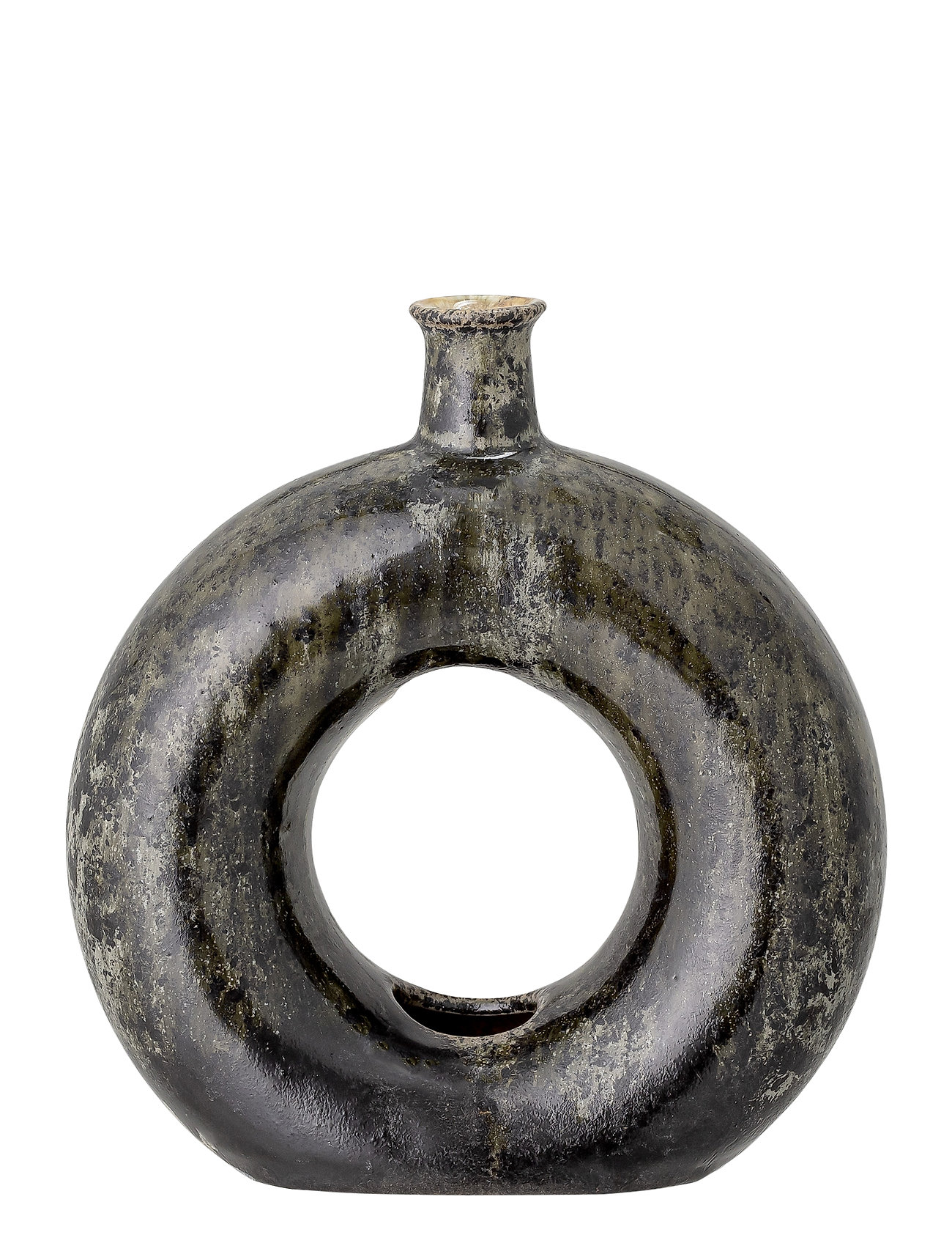 Bloomingville | Deko Vase, Grøn, Stentøj | ONE SIZE Bloomingville | Deko Vase, Grøn, Stentøj | ONE SIZE