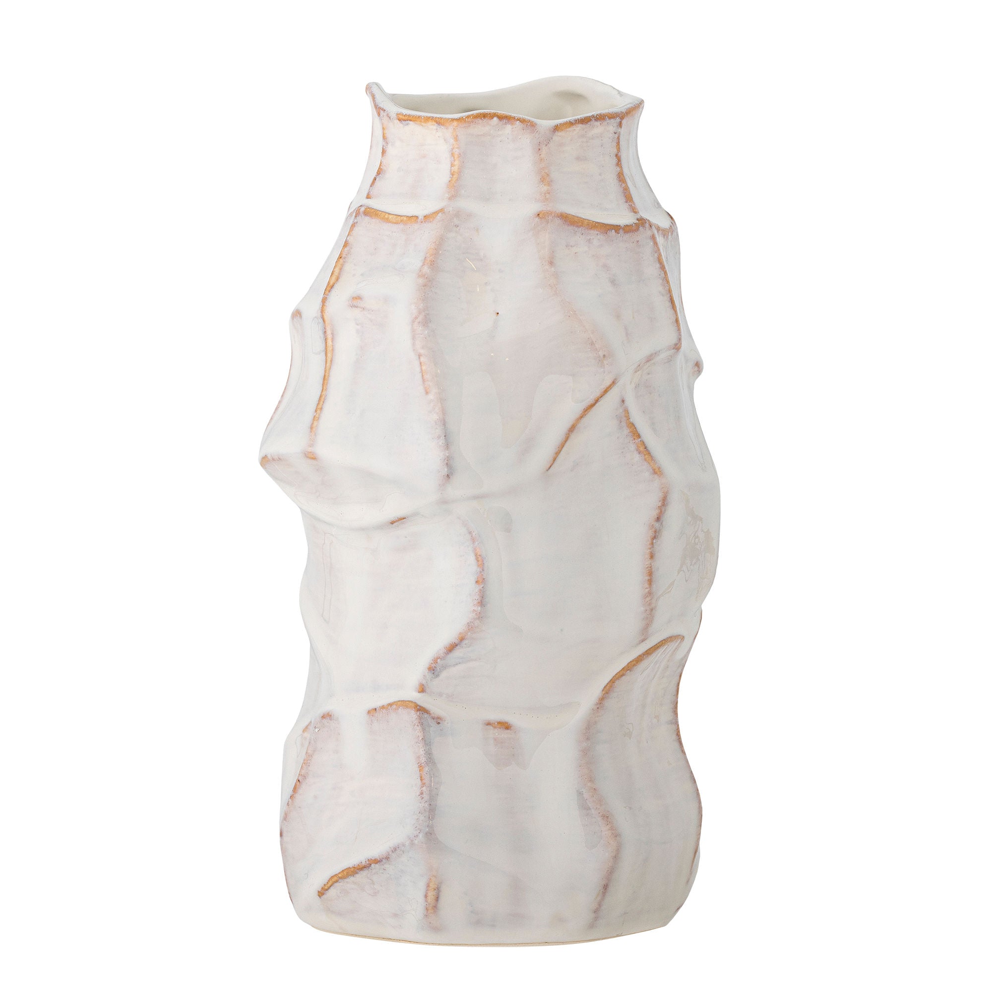 Bloomingville Dolores Vase, Hvid, Stentøj Bloomingville Dolores Vase, Hvid, Stentøj