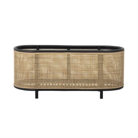 Bloomingville Ebbie Plantekasse Rattan 70x30x29 cm - Natur/sort
