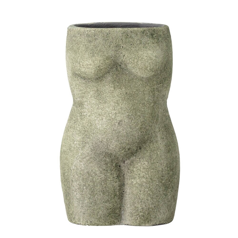 Bloomingville Emeli Deko Vase Grøn - Terracotta Bloomingville Emeli Deko Vase Grøn - Terracotta