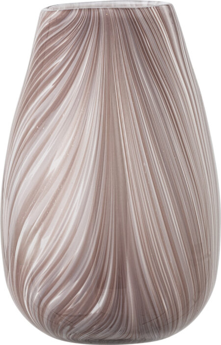 Bloomingville - Ennis Vase - Rosa - Glas - H 22,5 Cm