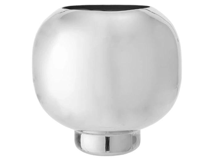 Bloomingville, Este Vase, Sølv, Aluminium, Ø24xH25 cm Bloomingville, Este Vase, Sølv, Aluminium, Ø24xH25 cm
