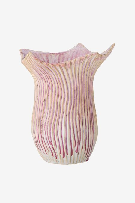 Bloomingville - Floral Vase - Rød - Urtepotteskjulere & vaser - - Homeroom