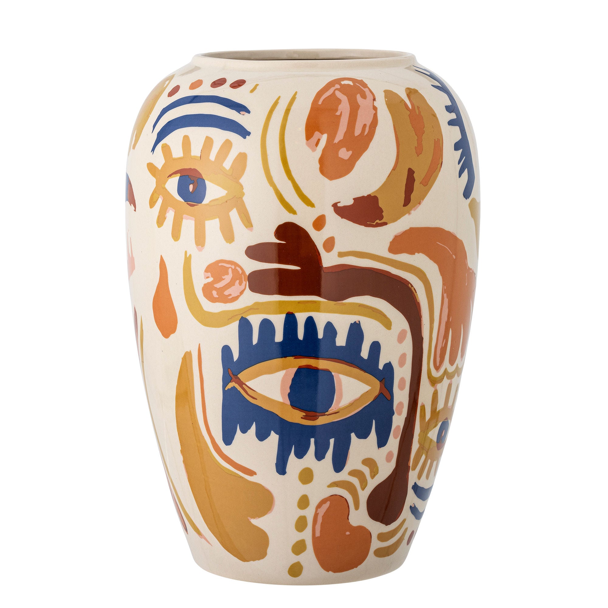 Bloomingville Horus Vase, Orange, Stentøj Bloomingville Horus Vase, Orange, Stentøj