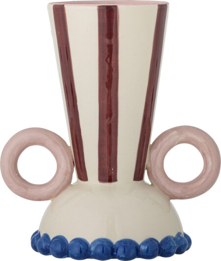 Bloomingville - Hyldia Vase - Stentøj - 18x21x13,5 Cm