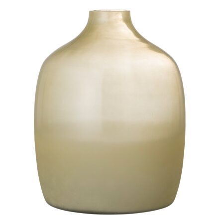 Bloomingville Idima glasvase 30 cm Gul
