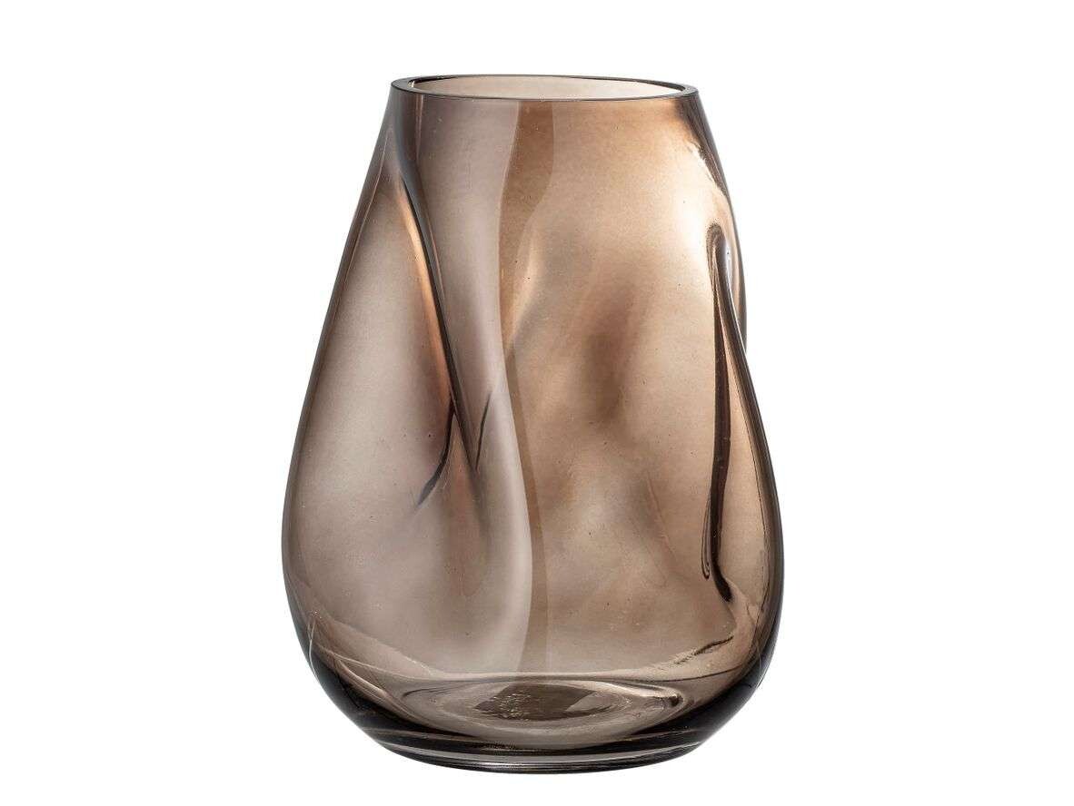 Bloomingville - Ingolf Vase Brown Glass Bloomingville - Ingolf Vase Brown Glass