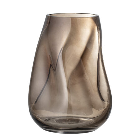 Bloomingville - Ingolf Vase H26 cm - Brunt Glas