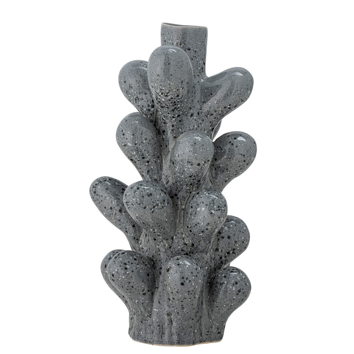 Bloomingville Innes Vase, Blå, Stentøj Bloomingville Innes Vase, Blå, Stentøj