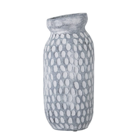 Bloomingville - Jac Deko Vase, Blå, Keramik