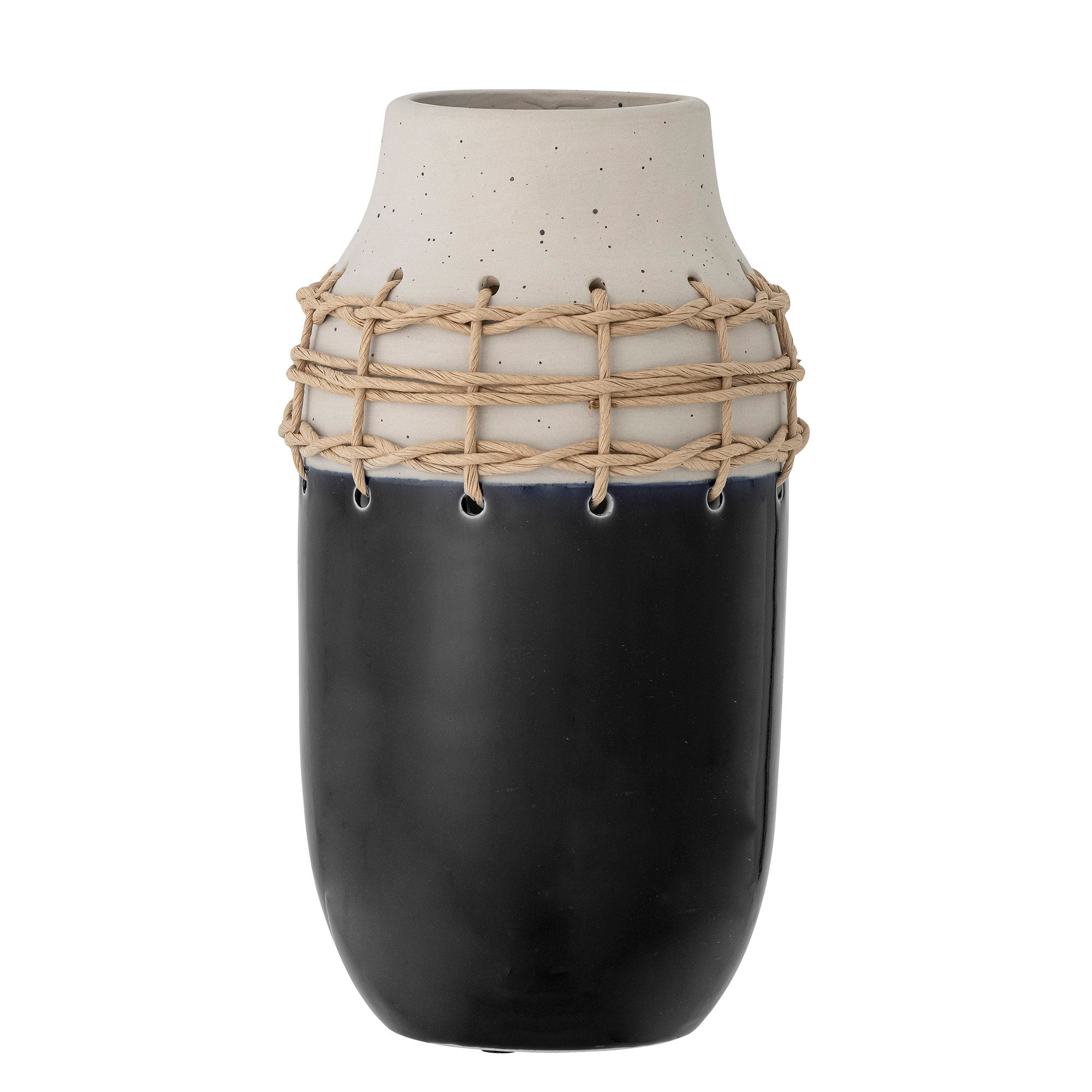 Bloomingville Janie Vase, Sort, Keramik Bloomingville Janie Vase, Sort, Keramik