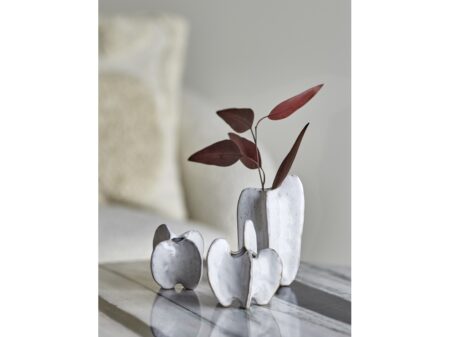 Bloomingville Jayce vase, hvid keramik