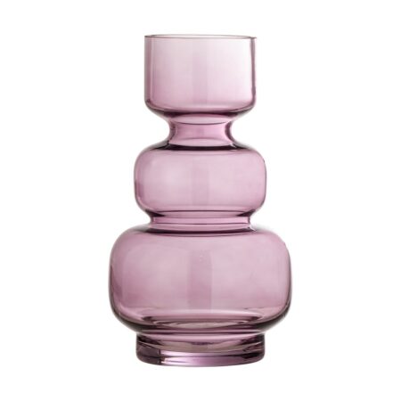 Bloomingville Johnson glasvase 16,5 cm Lilla